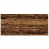 vidaXL Wastafelkast 100x38,5x45 cm bewerkt hout oud houtkleurig