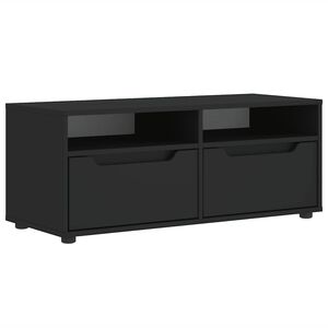 vidaXL Tv-meubel VISNES 100x40x38 cm bewerkt hout zwart