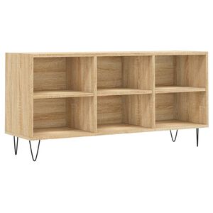 vidaXL Tv-meubel 103,5x30x50 cm bewerkt hout sonoma eikenkleurig