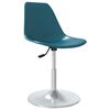 vidaXL Eetkamerstoelen draaibaar 6 st PP turquoise