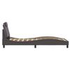 vidaXL Bedframe "Viana" zonder matras kunstleer grijs 90x200 cm
