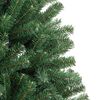 vidaXL Kunstmatige Inklapbare Kerstboom Groen 270 cm PVC en Metaal