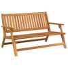 vidaXL Relaxbank Bruin 122 x 78 x 73 cm Massief Acaciahout