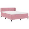 vidaXL Boxspringbed met matras Roze 160 x 200 cm Fluweel