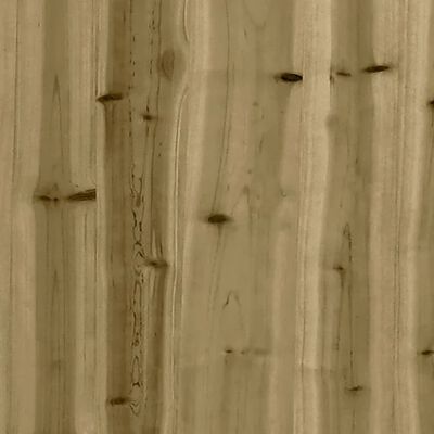 vidaXL Tuinvoetenbanken met kussens 2 st geïmpregneerd grenenhout