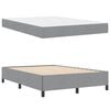 vidaXL Boxspringbed met matras Lichtgrijs 140 x 190 cm Stof