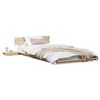 vidaXL Bedframe Bruin 75 x 190 cm Hout
