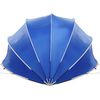 vidaXL Pooldome Blauw 500 x 500 x 236 cm 185T polyester met PU-coating