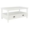 vidaXL Salontafel 100x55x45 cm hout wit