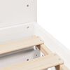 vidaXL Bedframe zonder matras massief grenenhout wit 160x200 cm