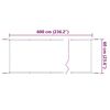 vidaXL Luifel verticaal 60x600 cm oxford stof wit