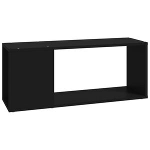 vidaXL Tv-meubel 80x24x32 cm bewerkt hout zwart