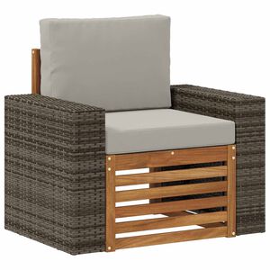 vidaXL Buiten Midden Sofa Naturel