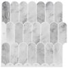 vidaXL Veer Tegel 20 st Grijs Marmer 30 x 30 cm Polyurethaan en PET