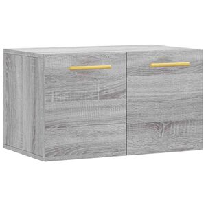 vidaXL Wandkast 60x36,5x35 cm bewerkt hout grijs sonoma eikenkleurig