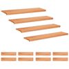 vidaXL Trapmatten 12 st Lak 120 x 25 x 2 cm Massief beukenhout