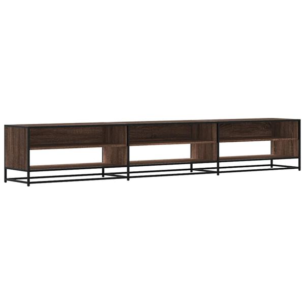 vidaXL Tv-meubel 270x40x46 cm bewerkt hout bruin eikenkleurig