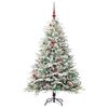 vidaXL Artificial Pre-lit Kerstboom met Ballenset Groen 150 cm