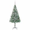 vidaXL Kunstkerstboom met 300 LED Groen 180 cm PVC en Staal