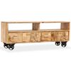 vidaXL Tv-meubel 120x30x48 cm massief mangohout