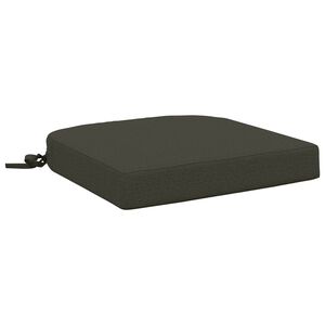 vidaXL 1-delig Zitkussen SOEST 100% Polyester Antraciet 40 x 40 x 7 cm