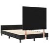 vidaXL Boxspringbed met hoofdeinde Zwart 120 x 200 cm Fluweel