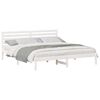 vidaXL Bedframe met hoofdeinde Wit 180 x 200 cm Massief grenenhout