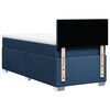 vidaXL Boxspring met matras stof blauw 100x200 cm