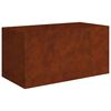 vidaXL Plantenbak 80x40x40 cm cortenstaal