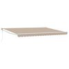 vidaXL Markies Beige 450 x 300 x 165 cm Polyester en Metaal