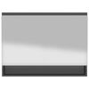 vidaXL Badkamerkast met spiegel 80x15x60 cm MDF antracietkleurig