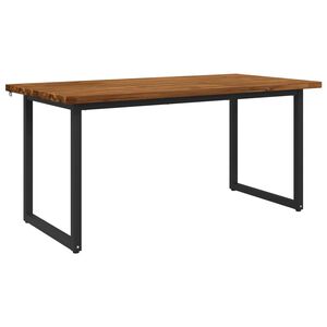 vidaXL Vierkante Eettafel 160 x 70 x 75 cm Massief Acaciahout Naturel