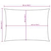 vidaXL Zonnescherm rechthoekig 3x5 m oxford stof beige