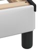 vidaXL Bedframe "Viana" met LED zonder matras wit en zwart 90x190 cm