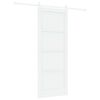 vidaXL Schuifdeur ORKDAL 83 x 211 cm Bewerkt hout Wit