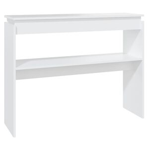 vidaXL Wandtafel 102x30x80 cm bewerkt hout wit
