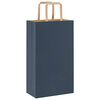 vidaXL Papieren zakken 250 st met hengsels 21x11x36 cm blauw