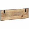 vidaXL Kapstokken 2 st 80x8x25 cm massief ruw mangohout