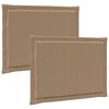vidaXL Zitkussens 2 pcs Polyester Taupe 47 x 36 x 2 cm