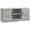 vidaXL TV-kast Betongrijs 102 x 34,5 x 47 cm Bewerkt hout