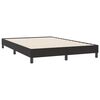 vidaXL Boxspring met matras fluweel zwart 160x220 cm