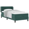 vidaXL Boxspringbed met hoofdeinde Donkergroen 90 x 200 cm Fluweel