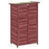 vidaXL Tuinschuur 83x57x140 cm massief grenenhout mokkakleurig