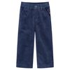 Kinderbroek 128 ribfluweel marineblauw