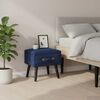 vidaXL Nachtkastjes 2 st 40x35x40 cm fluweel blauw