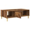 vidaXL Salontafel Oudhout 102 x 55 x 35 cm Bewerkt hout