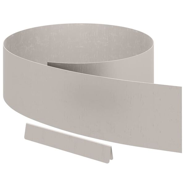 vidaXL Tuinrand Roestig 450 x 0.05 x 15 cm Cortenstaal