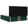 vidaXL Ottoman bed met matrassen en LED's 180x200cm fluweel