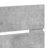 vidaXL Hoofdbord Beton Grijs 160 cm Bewerkt hout