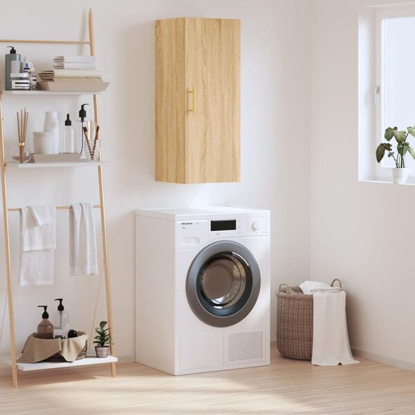 vidaXL Hangkast 34,5x34x90 cm sonoma eikenkleurig